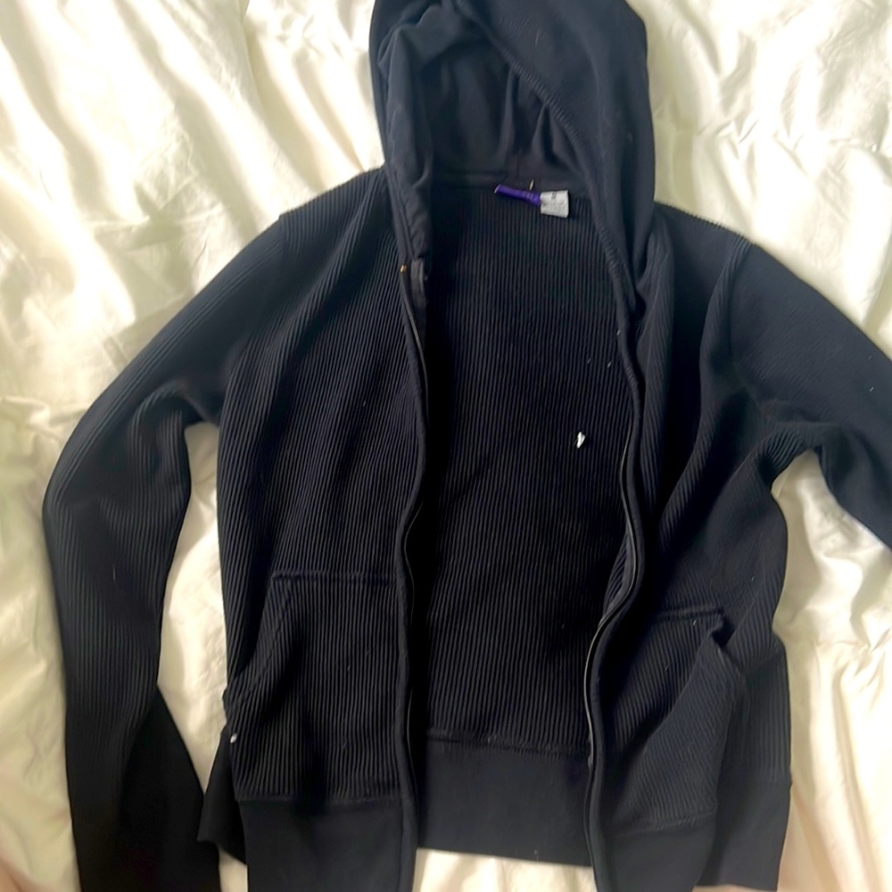 Black zip up